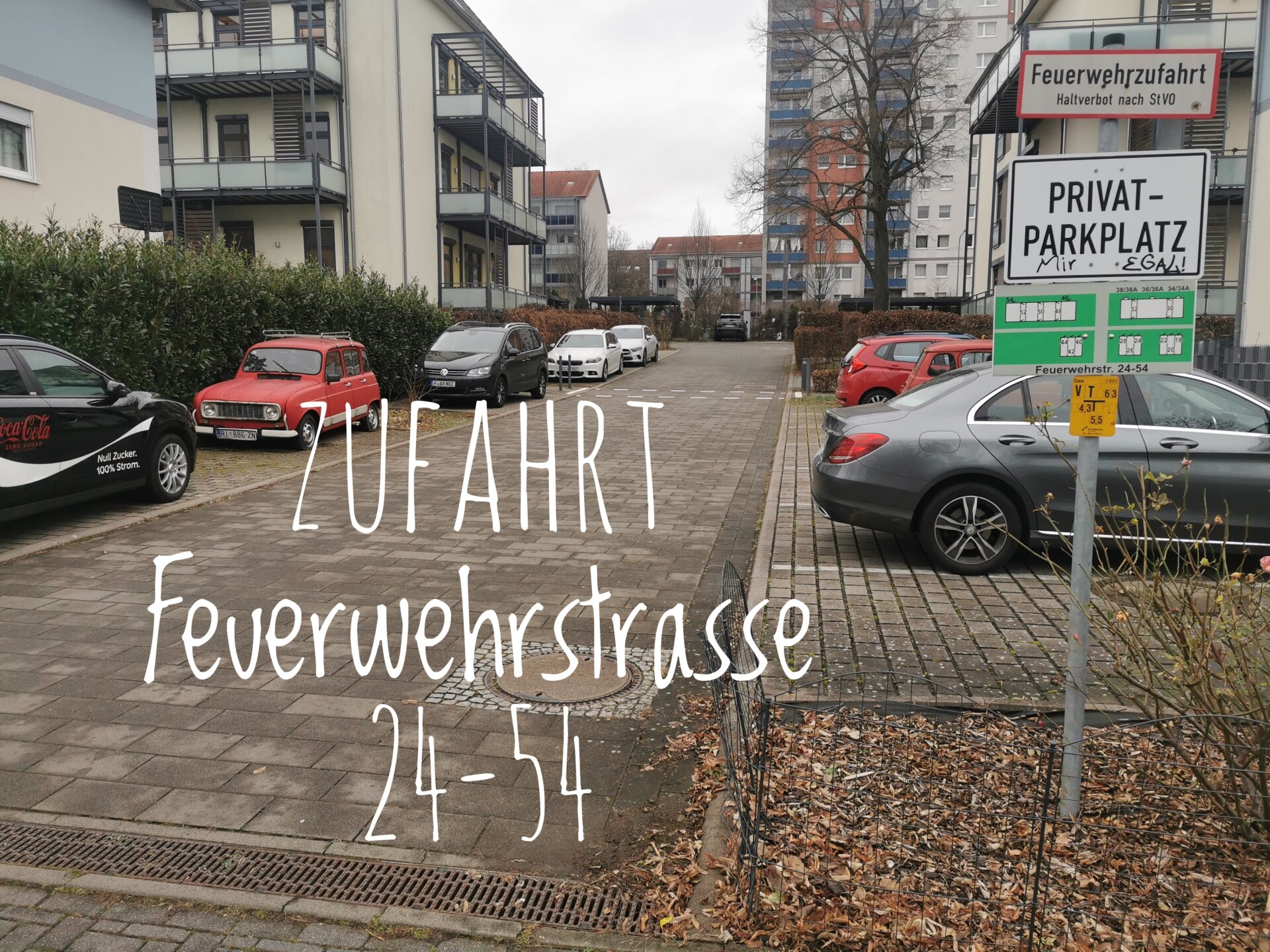 Il parcheggio di Hans - parcheggio vicino alla U-Bahn Berkersheim di Francoforte