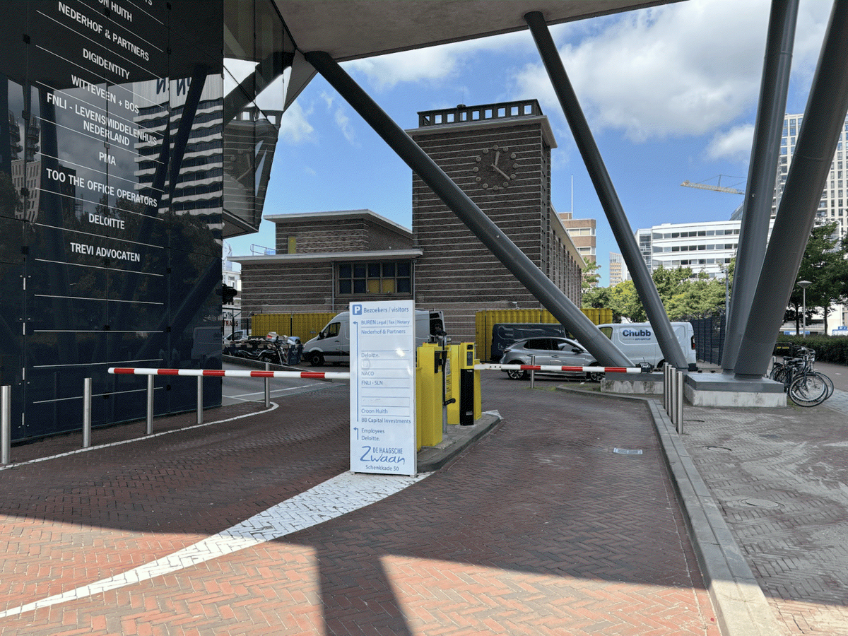 Parking De Haagsche Zwaan Outside, The Hague Central