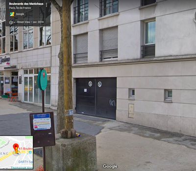 Ariane-Olympe's parking spot - parking close to Épinettes Paris 17th