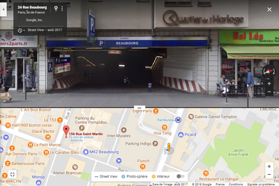 Parkeerplaats van Andreas - parkeren dichtbij het Centre Pompidou