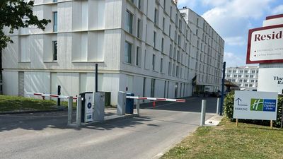 Parking next to Artevelde Stadium KAA Gent (Planet Group Arena)