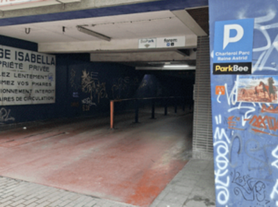 Parking Parc Reine Astrid Charleroi, Belgique