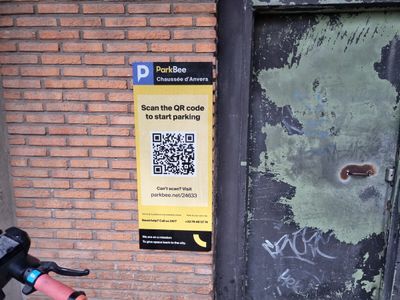 Parkplatz Chaussée d'Anvers, Brüssel Nord