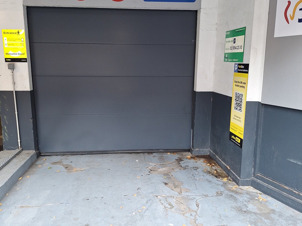 Parkeren Rue des Guillemins, Luik