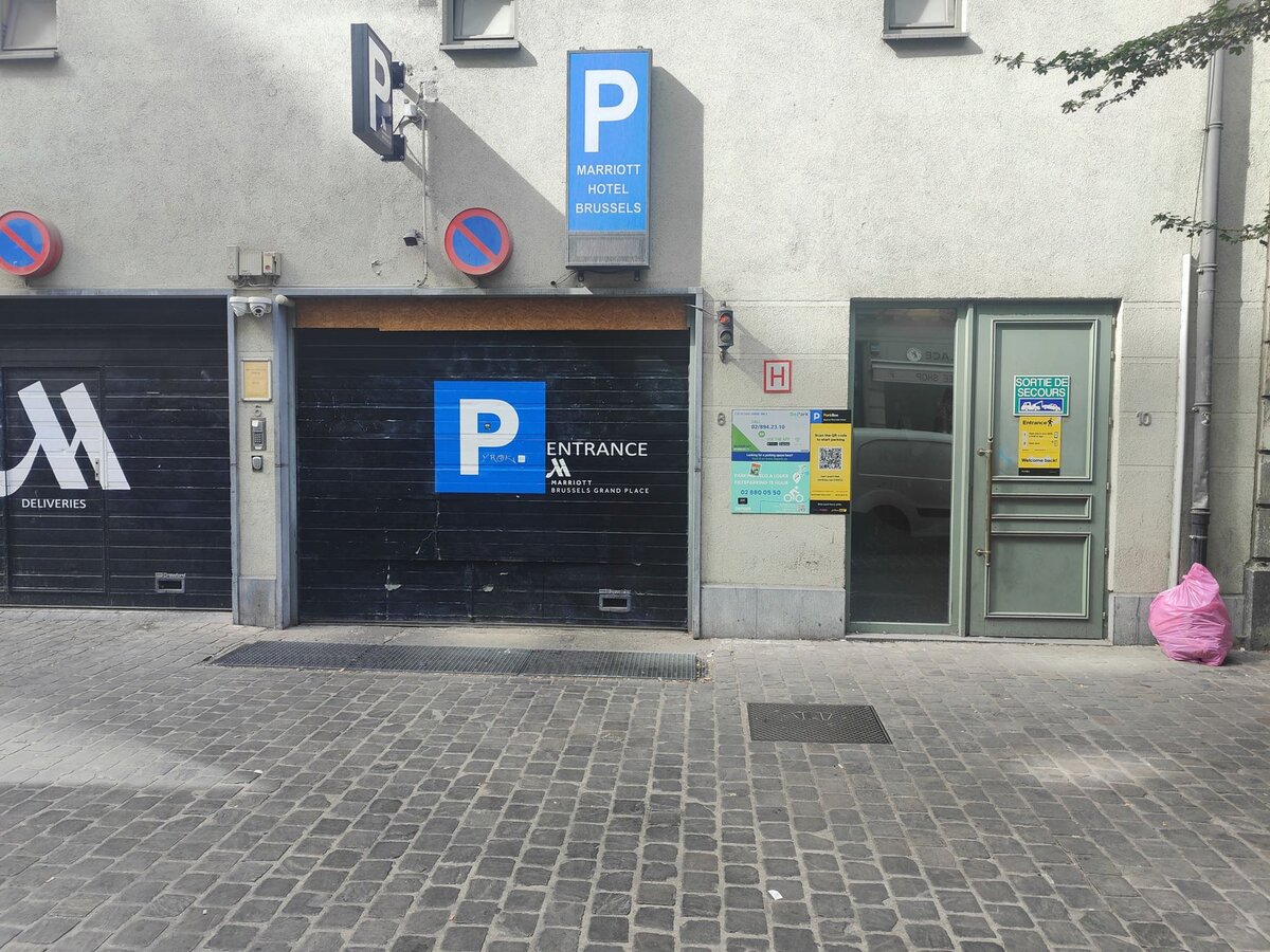 Parking Bourse Marriott Hotel Brussels City Centre